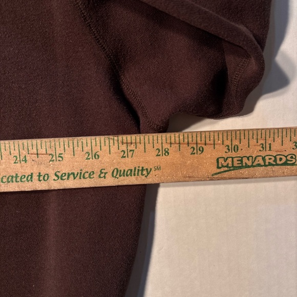 Vtg Polo Ralph Lauren Brown Small Pony Embroidered 90’s Crewneck Sweatshirt XL - Picture 6 of 9